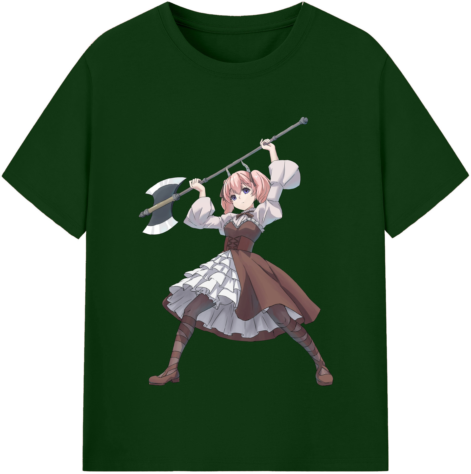 （画像用） 葬送のフリーレン Frieren 綿100％半袖Tシャツ（フロントプリント）